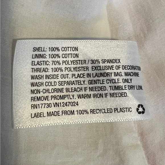 LoveShackFancy Cosette Pink and White Smocked Cotton Dress sz L (IRL schmedium) - Picture 6 of 11